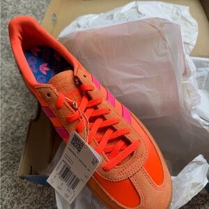 Adidas Bright Orange and Pink Handball Spezial